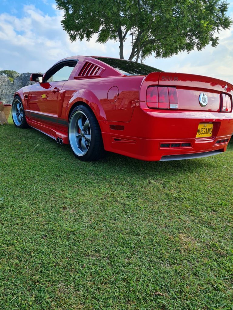 Red Mustang Sherrod tail lights